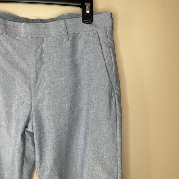 J.CREW Ludlow Pants Men 30 x 32 Slim Fit Blue 100% Cotton Oxford BV112 - Picture 2 of 16